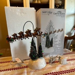 National Lampoon’s Christmas Vacation animated flaming sleigh - READ DESCRIPTION